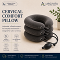 ARCIVITA Cervical Comfort Pillow inflatable neck support pillow with adjustable 3-layer design